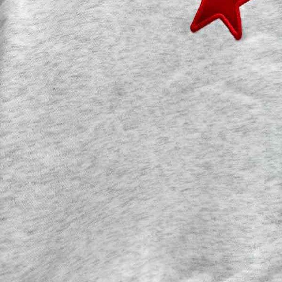 PARKE White Sweatshirt with Blue and Red Accents - Picture 6 of 10